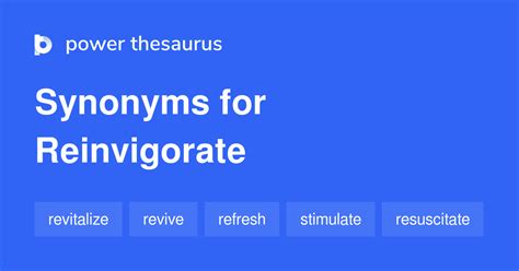 reinvigorate synonym